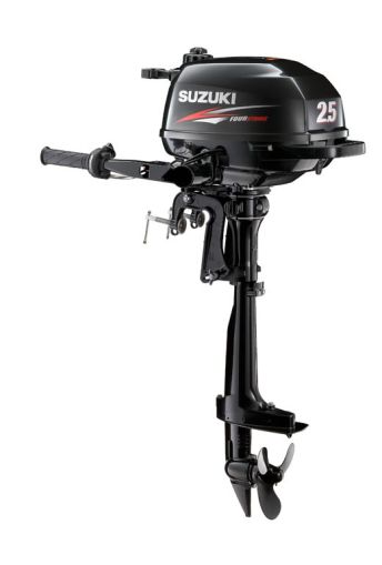 Извънбордов двигател Suzuki DF2.5 S (Къс ботуш, Ръчен стартер, Ръчно управление)