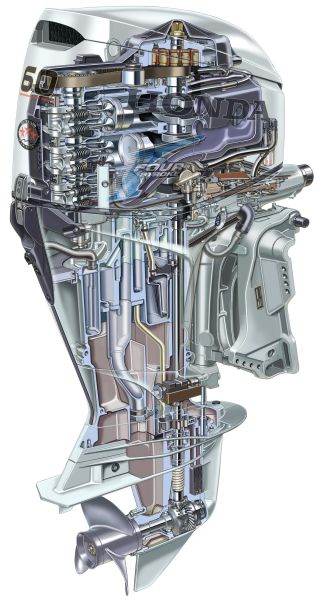 Извънбордов двигател Honda BF60AK1 LRTU