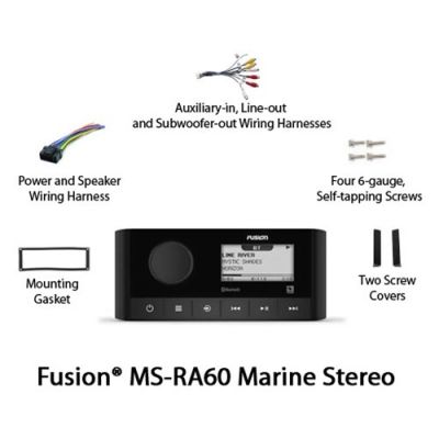 Компактна морска аудио система с Bluetooth FUSION MS-RA60