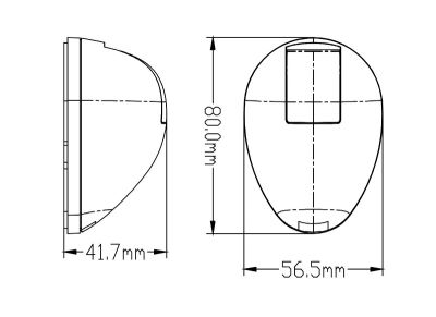 Навигационни светлини комплект вертикални черни LED 112.5° EVAL