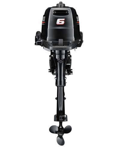 Извънбордов двигател Suzuki DF6A L (Дълъг ботуш, Ръчен стартер, Ръчно управление, без алтернатор)