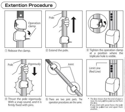 Телескопичен трион Nishigaki N-763 6.5 м 