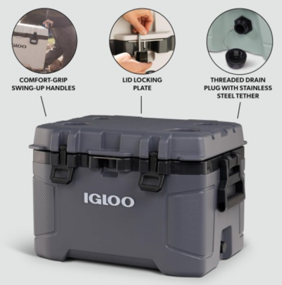 Хладилна чанта Trailmate Carbonite 50 GREY 47л IGLOO